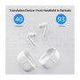 Timekettle M3 Auriculares de Traducción Inalámbricos Blanco