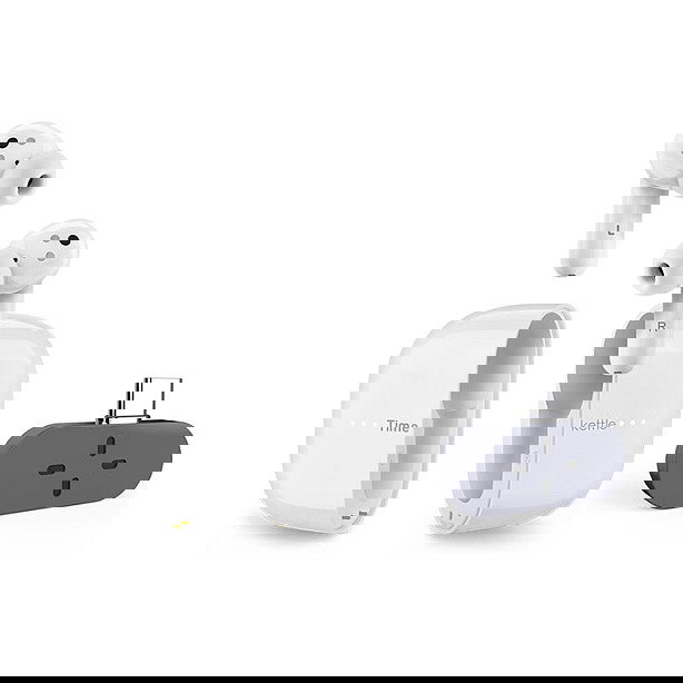 Timekettle M3 Auriculares con Traducción Offline Inalámbricos Bluetooth 5.2 para Llamadas/Música, Resistentes al Agua IPX4, 25h Batería, Blanco