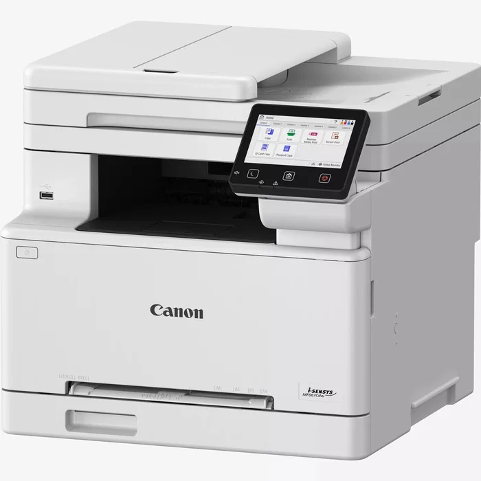 Canon i-SENSYS MF667Cdw Multifunción Láser Color Blanco 4 en 1 con Wi-Fi y ADF