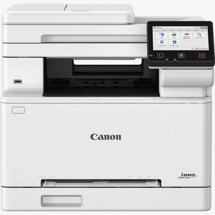 Impresora multifunciÓn canon i-sensys mf667cdw gris/negro, copiar, escanear, fax, usb, lan, wlan, dÚplex (imprimir), dÚplex (esc Impresora multifunciÓn canon i-sensys mf667cdw gris/negro, copiar, escanear, fax, usb, lan, wlan, dÚplex (imprimir), dÚplex (esc
