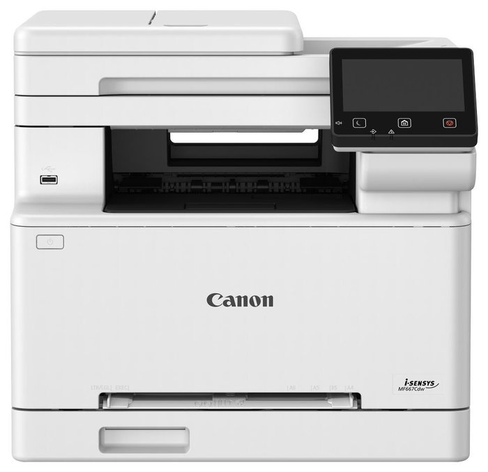Canon i-SENSYS MF667Cdw Multifunción Láser Color Blanco 4 en 1 con Wi-Fi y ADF