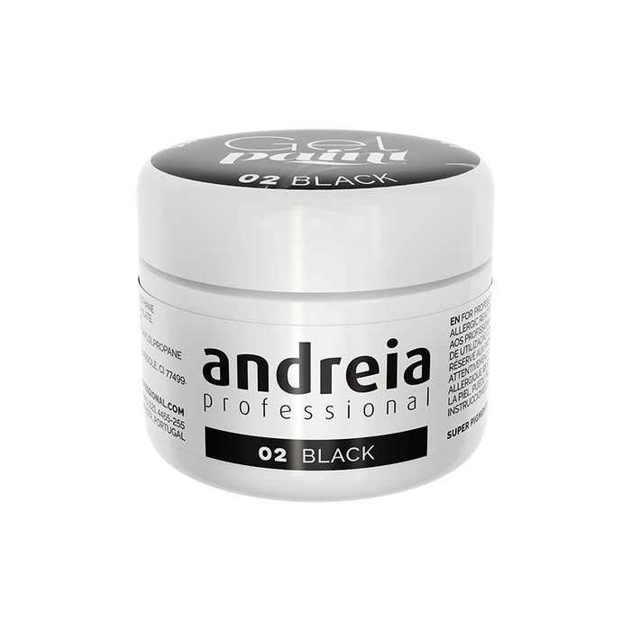 Andreia Gel Paint Negro 02 4 ml Andreia Gel Paint Negro 02 4 ml