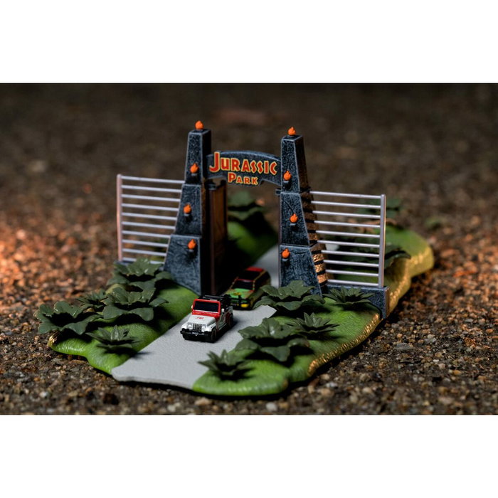 JADA TOYS Jurassic Park 30Th Anniversary Escenario Jurassic Park Nano Scene JADA TOYS Jurassic Park 30Th Anniversary Escenario Jurassic Park Nano Scene