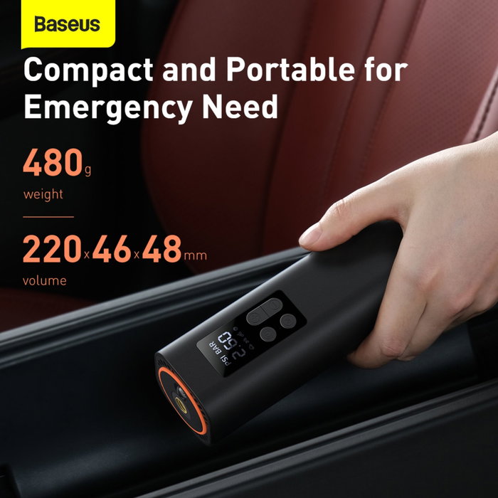 Baseus Mini Car Air Compressor Black