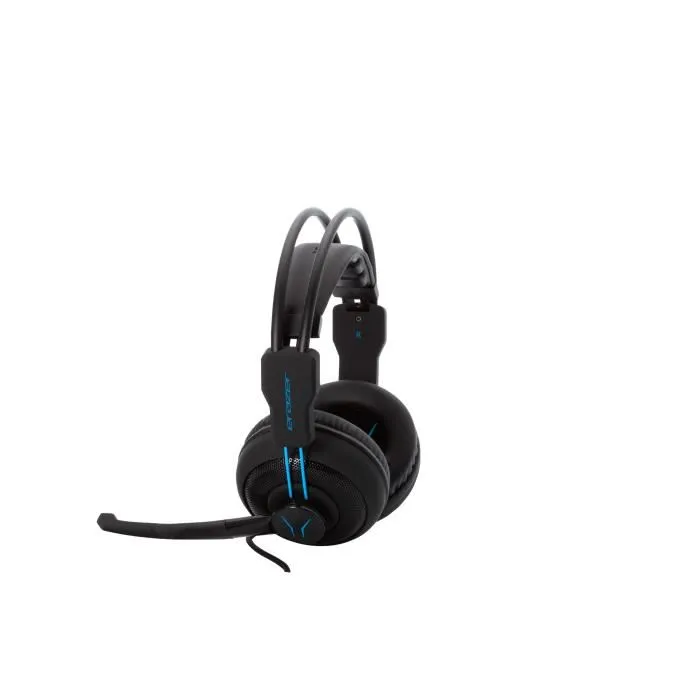 Erazer MD 88640 Auriculares para juegos con cable para PC o consola - Negro/Azul ERA4061275186284