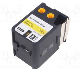 Dymo Cinta de Rotulación XTL Vinilo 54mm x 7m Negro sobre Amarillo