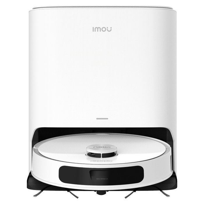 Imou RV3 Aspirador Robot con Función Fregado, Navegación LiDAR, Capacidad Polvo 0.32L, Batería 6400 mAh, Blanco