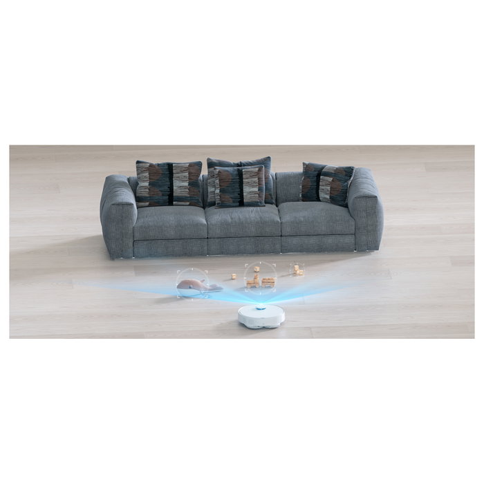 Imou RV3 Aspirador Robot con Función Fregado, Navegación LiDAR, Capacidad Polvo 0.32L, Batería 6400 mAh, Blanco