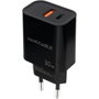 Nanocable Cargador de Pared 30W USB-C PD + USB-A QC Negro