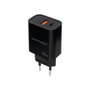 Nanocable Cargador de Pared 30W USB-C PD + USB-A QC Negro