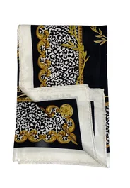 Guess Bufanda de textil Negra 90 x 90