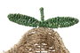 DKD Home Decor Set de 2 Centros de Mesa Seagrass y Metal