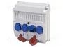 PAWBOL Cuadro de distribución IP44 ABS PG21