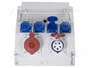 PAWBOL Cuadro de distribución IP44 ABS PG21