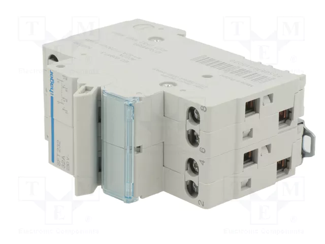 HAGER Interruptor de grúa 2 polos 32A 230VAC IP20