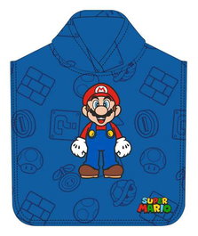 Safta Poncho Super Mario Microfibra 50x100cm