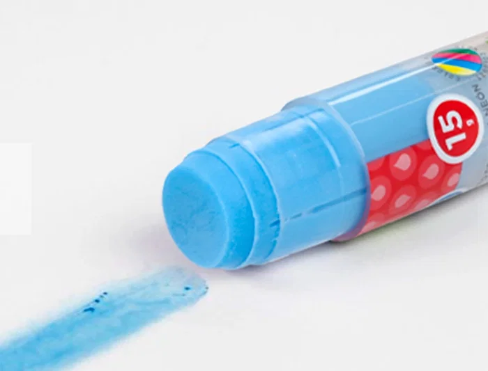 Liderpapel - Pegamento en Barra Trazo Mágico 15 g, Colores Neón Surtidos (Celeste, Amarillo, Rosa, Verde), Secado Rápido, Uso Escolar y Oficina