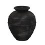 Jarrón Gris Fibra de Cemento Decoración 45 X 45 X 51 cm