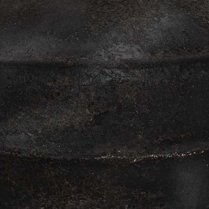 Jarrón Gris Fibra de Cemento Decoración 45 X 45 X 51 cm