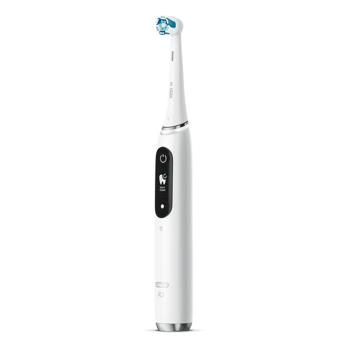Braun Oral-B iO Series 9N Alabaster White Cepillo dental vibratorio para adulto con temporizador y sensor de presión, 7 modos