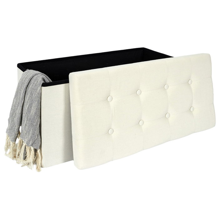 Home Deco Factory Banco Puf Plegable Eleonor 76x38 cm Home Deco Factory Banco Puf Plegable Eleonor 76x38 cm