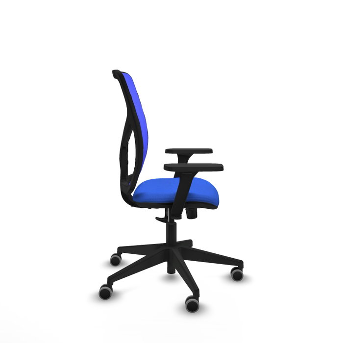 PIQUERAS Y CRESPO Silla de oficina Motilla Azul con mecanismo Sincro y Brazos 3D PIQUERAS Y CRESPO Silla de oficina Motilla Azul con mecanismo Sincro y Brazos 3D