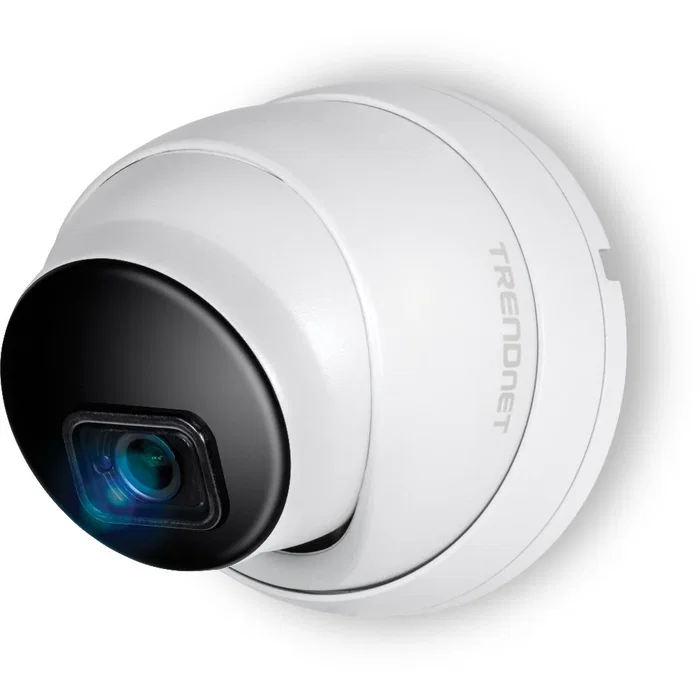 Trendnet TV-IP1515PI Cámara de Seguridad IP Turret 5MP (2592x1920) con Visión Nocturna, PoE, IP66, Interior y Exterior, para Techo, Blanca