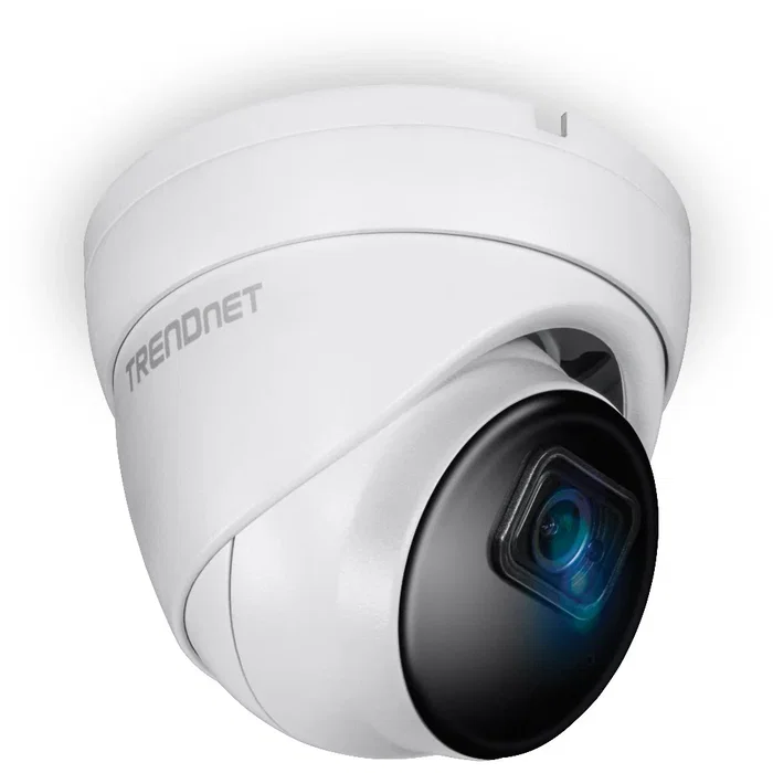 Trendnet TV-IP1515PI Cámara de Seguridad IP Turret 5MP (2592x1920) con Visión Nocturna, PoE, IP66, Interior y Exterior, para Techo, Blanca