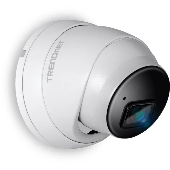Trendnet TV-IP1515PI Cámara de Seguridad IP Turret 5MP (2592x1920) con Visión Nocturna, PoE, IP66, Interior y Exterior, para Techo, Blanca