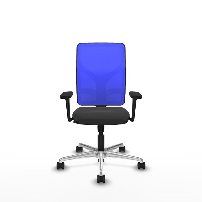 PIQUERAS Y CRESPO Silla de oficina Motilla con mecanismo Sincro, Gris oscuro y Azul PIQUERAS Y CRESPO Silla de oficina Motilla con mecanismo Sincro, Gris oscuro y Azul