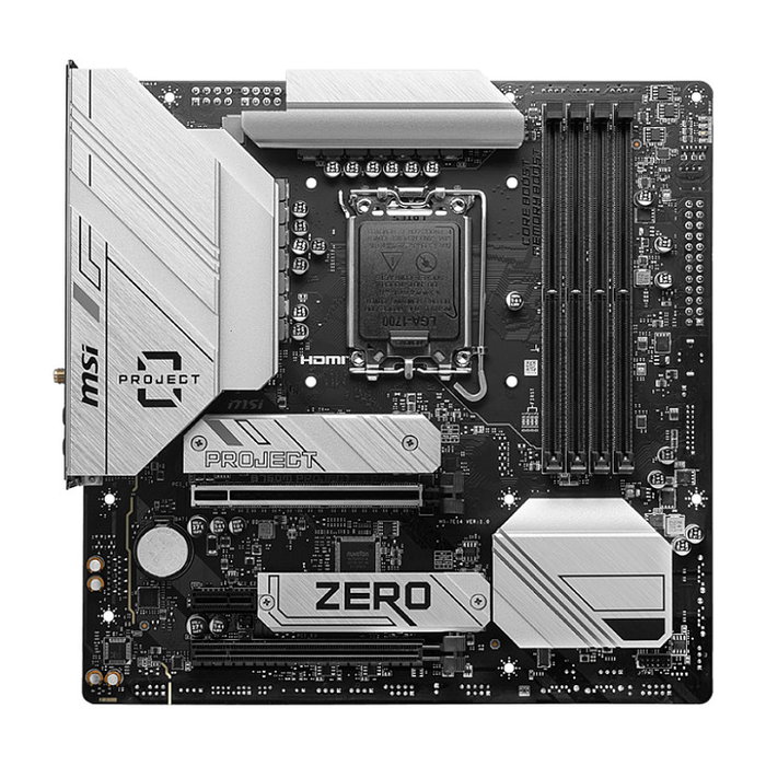 MSI B760M Project Zero LGA 1700 Micro ATX DDR5 MSI B760M Project Zero LGA 1700 Micro ATX DDR5