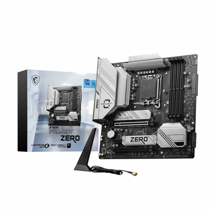 MSI B760M Project Zero LGA 1700 Micro ATX DDR5 MSI B760M Project Zero LGA 1700 Micro ATX DDR5
