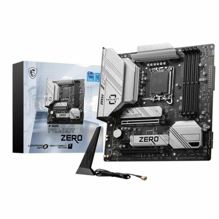 MSI B760M Project Zero LGA 1700 Micro ATX DDR5 MSI B760M Project Zero LGA 1700 Micro ATX DDR5