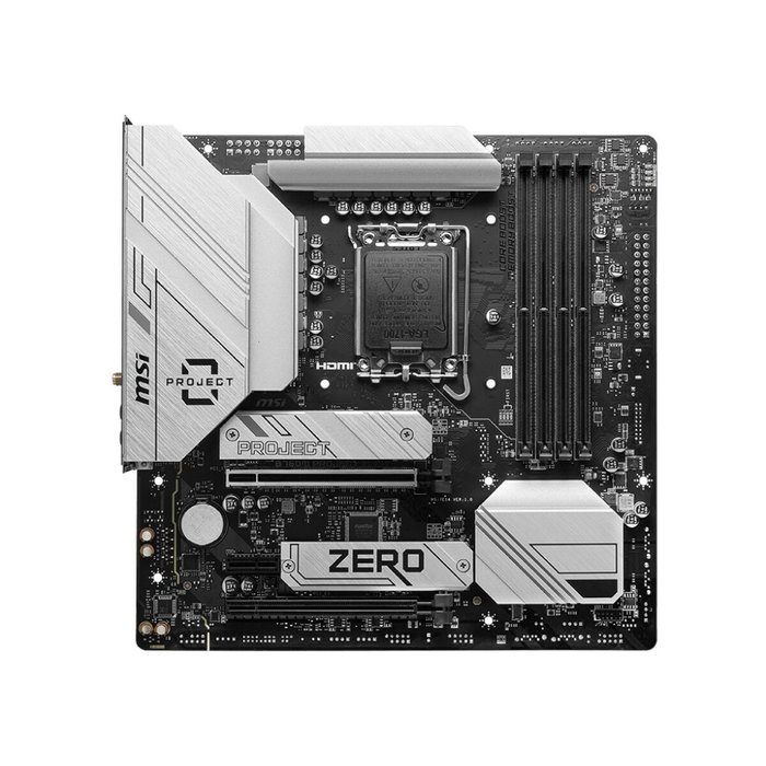 MSI B760M Project Zero LGA 1700 Micro ATX DDR5 MSI B760M Project Zero LGA 1700 Micro ATX DDR5