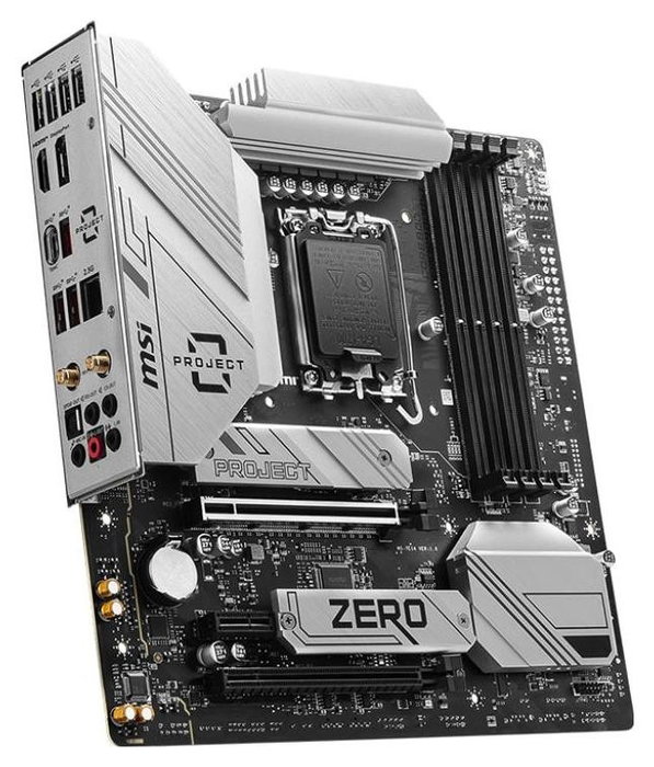 MSI B760M Project Zero LGA 1700 Micro ATX DDR5 MSI B760M Project Zero LGA 1700 Micro ATX DDR5