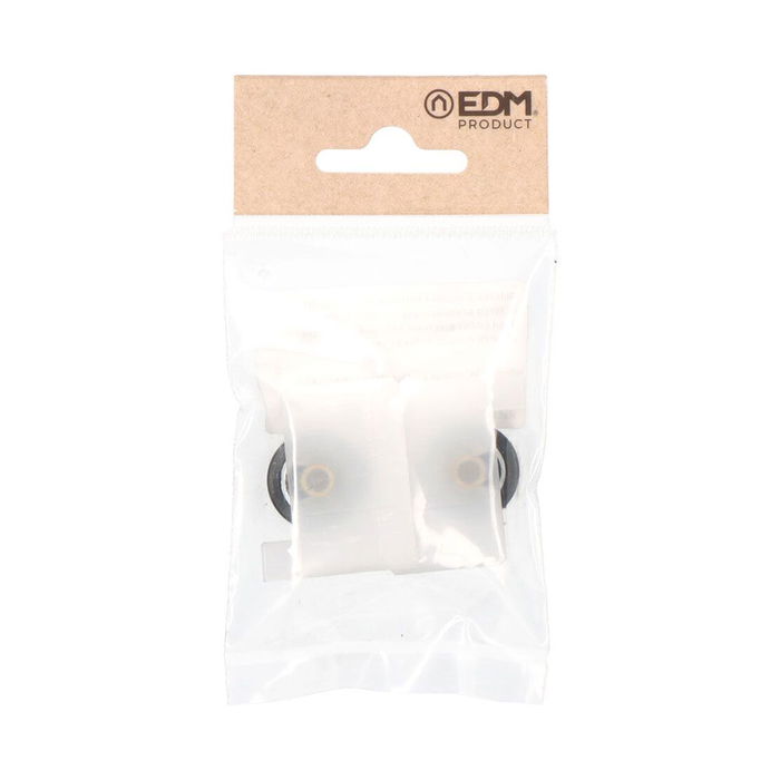 Edm Rodamiento 163 RD09 Inasa Blanco Nylon 2 Unidades 40 x 33.5 Mm Diametro Rueda 20 Mm