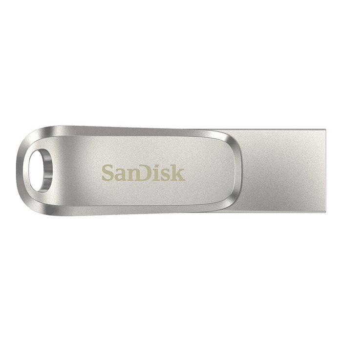 Sandisk Ultra Dual Drive Luxe Memoria USB 256GB, Type-C y USB-A 3.2, 150 MB/s, Plata
