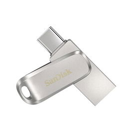 SanDisk Ultra Dual Drive Luxe USB 3.1 256 GB, Unidad Flash con Conectores USB-C y USB-A, Diseño Metálico Giratorio, Velocidad de Lectura hasta 400 MB/s