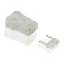 VALUE Conector Modular RJ-45 Cat.6/6A sin Blindar, Transparente, Plástico, 100 unidades, Ref. 21.99.3064