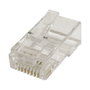 VALUE Conector Modular RJ-45 Cat.6/6A sin Blindar, Transparente, Plástico, 100 unidades, Ref. 21.99.3064