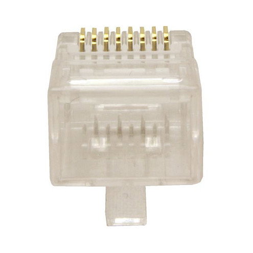 VALUE Conector Modular RJ-45 Cat.6/6A sin Blindar, Transparente, Plástico, 100 unidades, Ref. 21.99.3064