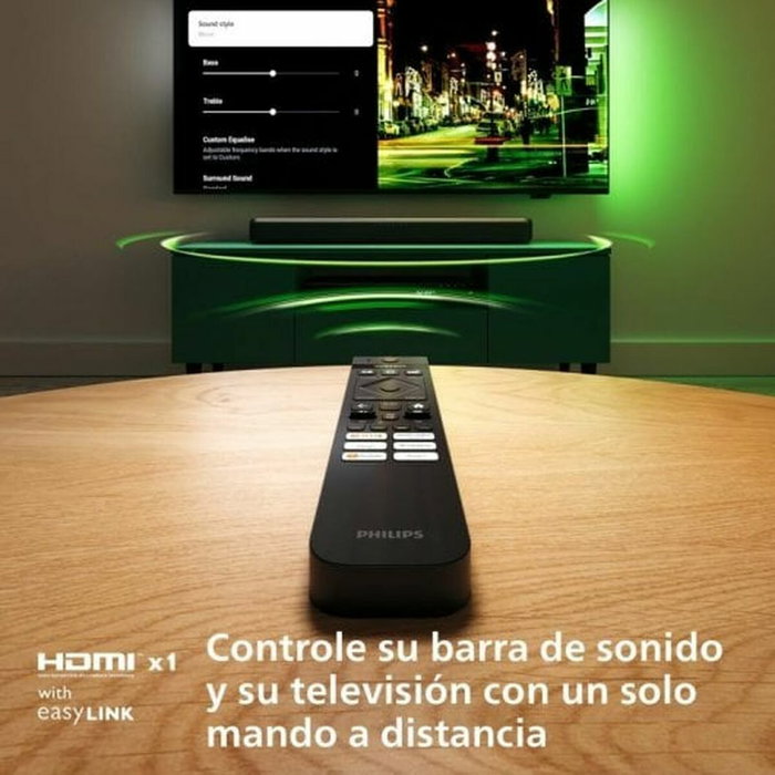 Philips Barra de Sonido TAB5109/10 2.0 Canales 60W Bluetooth 5.4