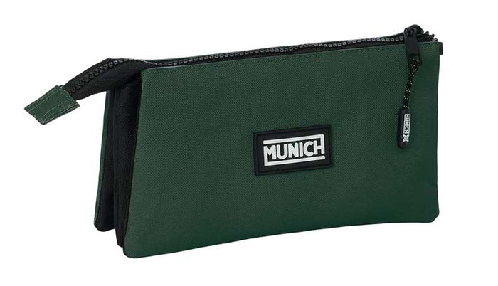 Munich Portatodo Triple Basic verde 22x12x3 cm