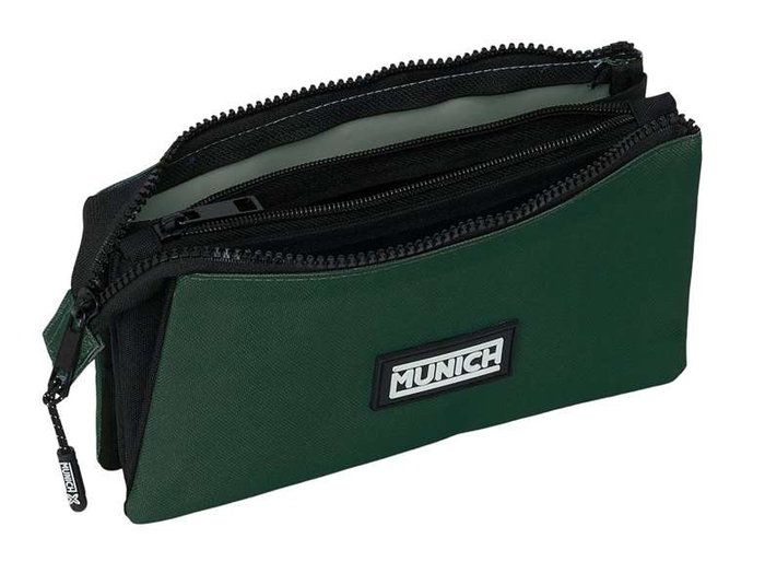 Munich Portatodo Triple Basic verde 22x12x3 cm