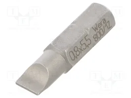 WERA Punta de destornillador plana 5,5x0,8mm 25mm
