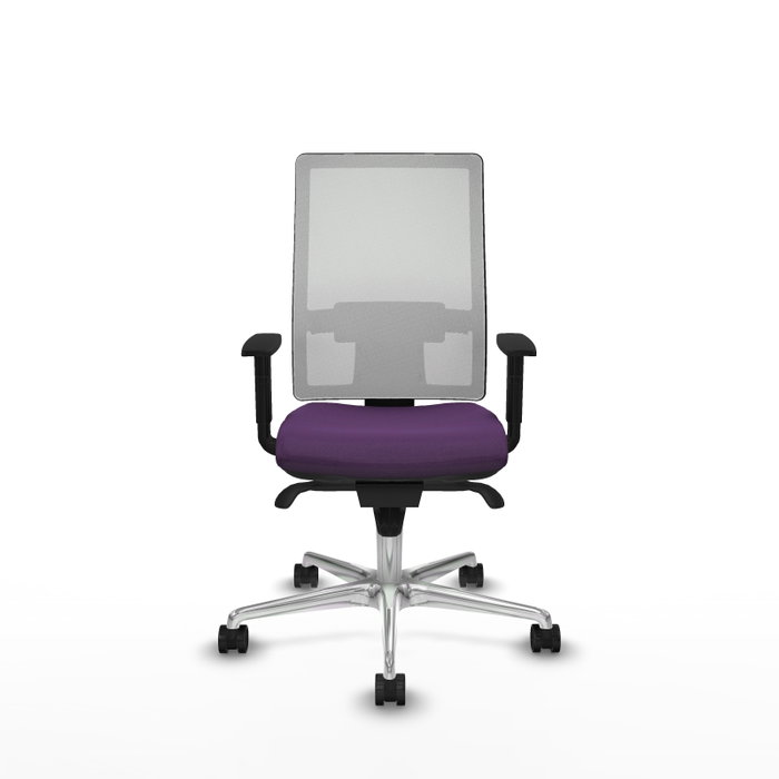 PIQUERAS Y CRESPO Silla de oficina Horna con mecanismo Sincro, Morado y Blanco PIQUERAS Y CRESPO Silla de oficina Horna con mecanismo Sincro, Morado y Blanco