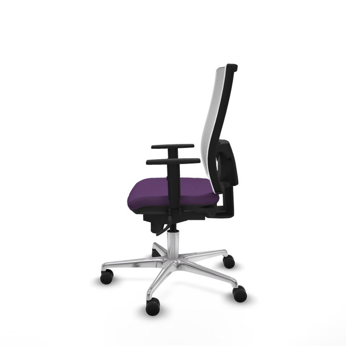 PIQUERAS Y CRESPO Silla de oficina Horna con mecanismo Sincro, Morado y Blanco PIQUERAS Y CRESPO Silla de oficina Horna con mecanismo Sincro, Morado y Blanco