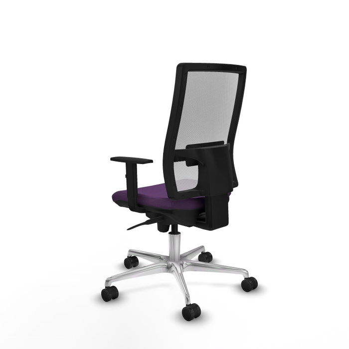 PIQUERAS Y CRESPO Silla de oficina Horna con mecanismo Sincro, Morado y Blanco PIQUERAS Y CRESPO Silla de oficina Horna con mecanismo Sincro, Morado y Blanco