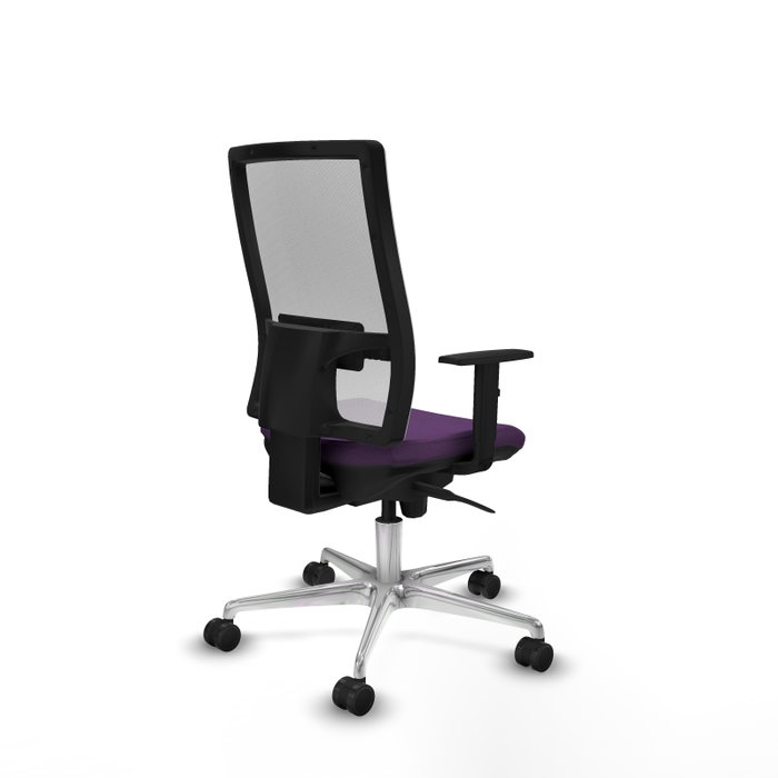 PIQUERAS Y CRESPO Silla de oficina Horna con mecanismo Sincro, Morado y Blanco PIQUERAS Y CRESPO Silla de oficina Horna con mecanismo Sincro, Morado y Blanco
