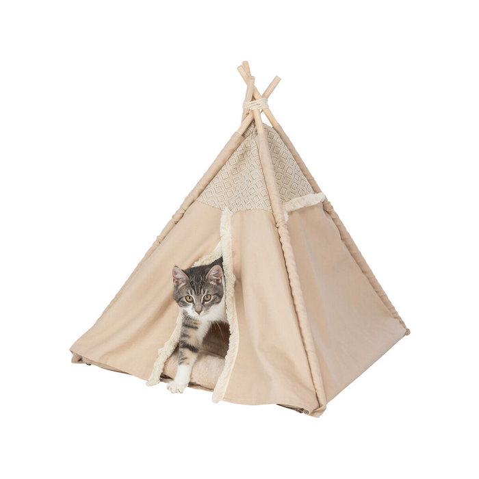 Cama para mascota Trixie Beige 55 × 65 × 55 cm Cama para mascota Trixie Beige 55 × 65 × 55 cm